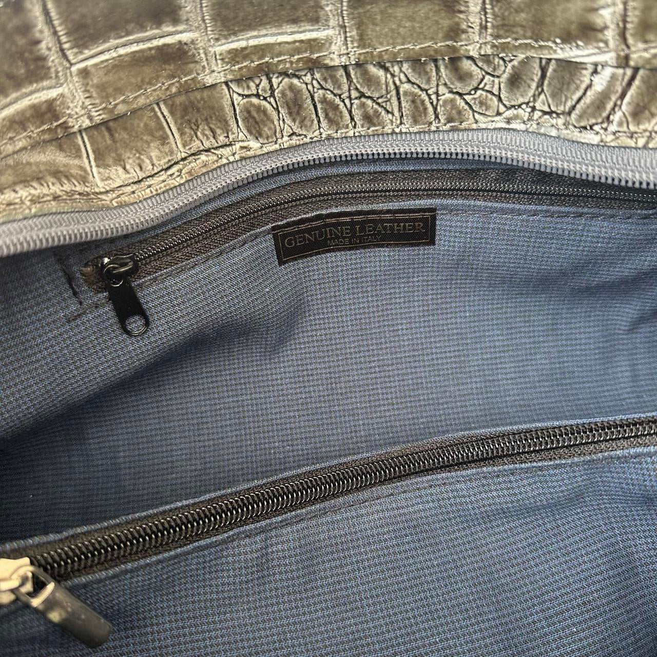 Vintage croc handbag