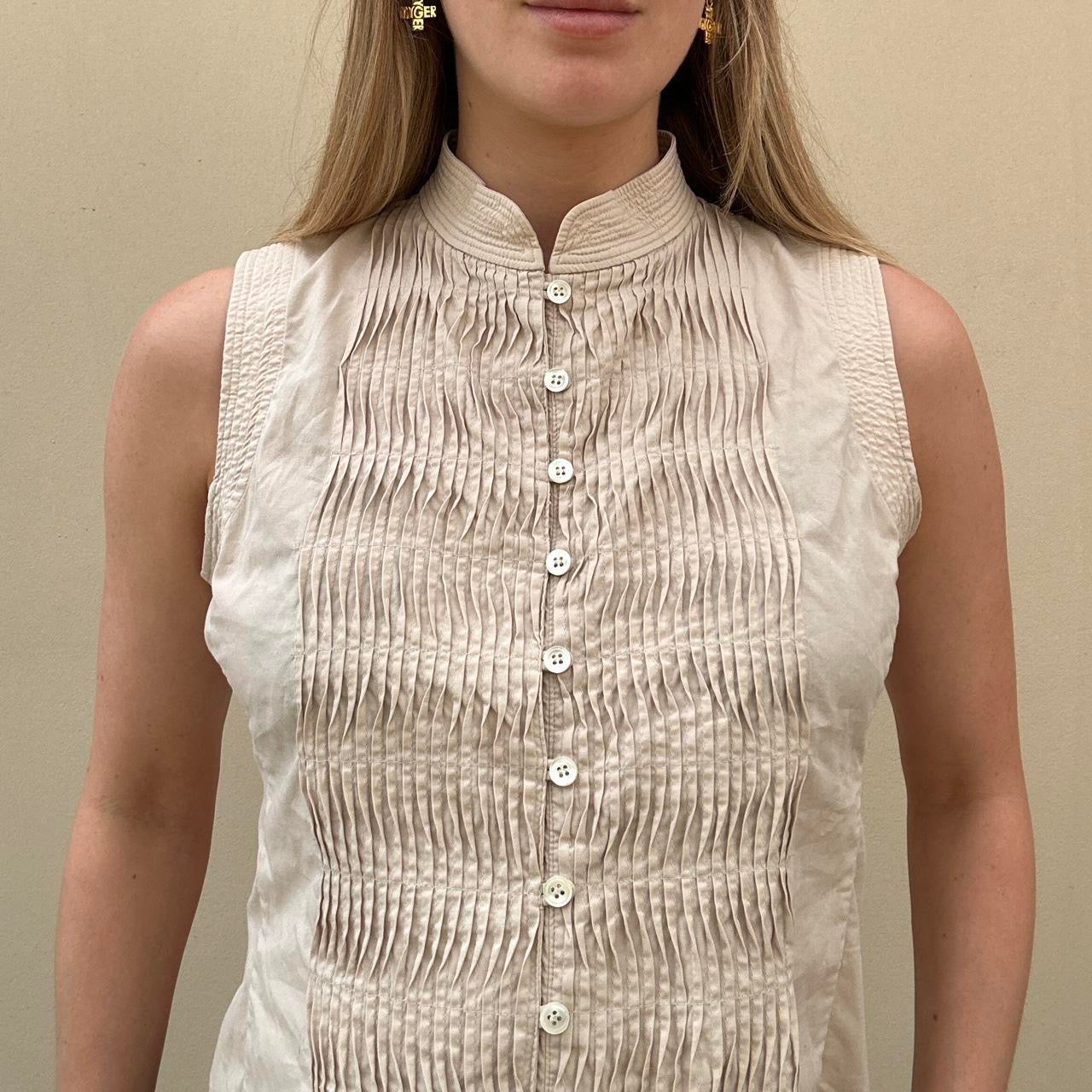 Vintage Cream DKNY blouse