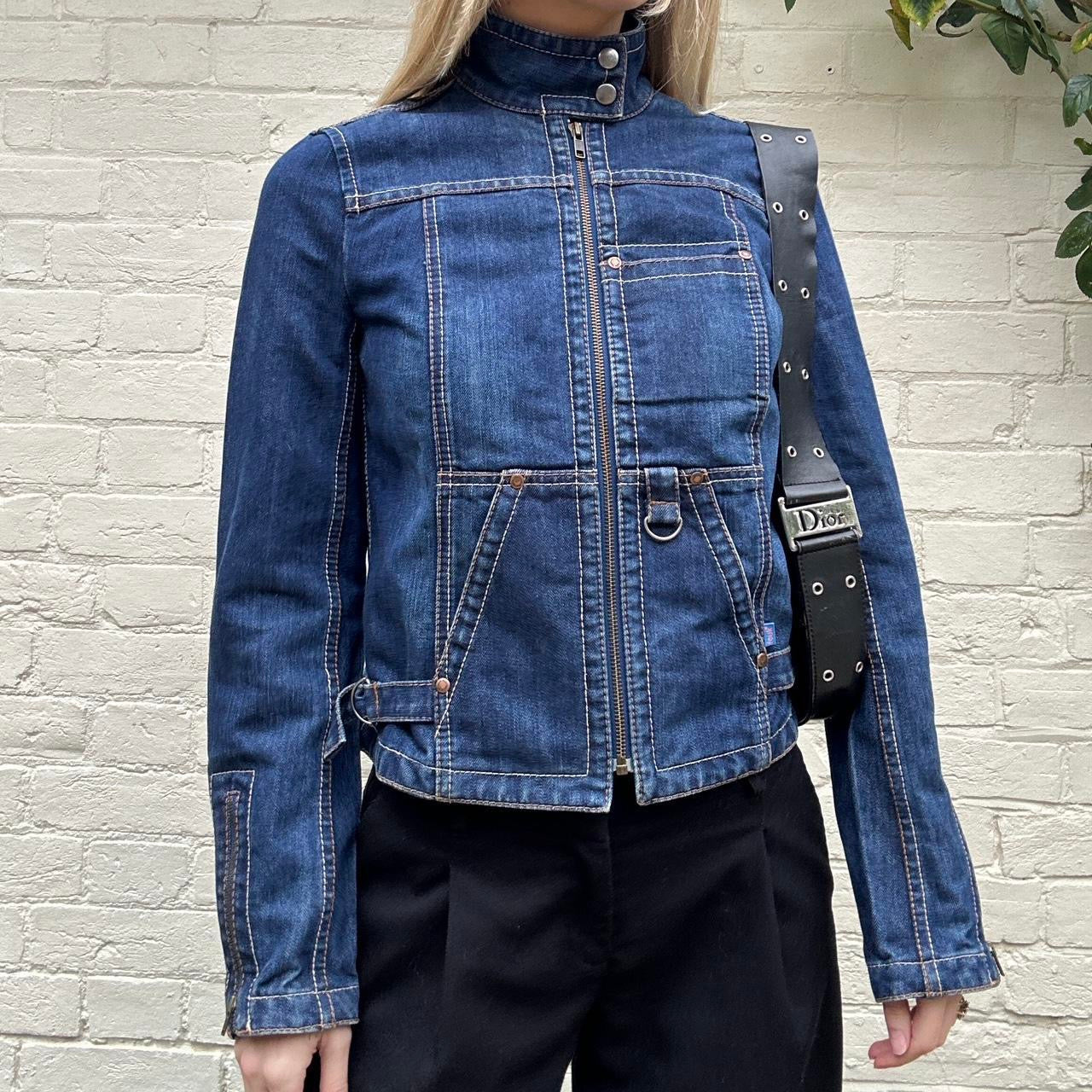 Vintage 00s FCUK denim jacket