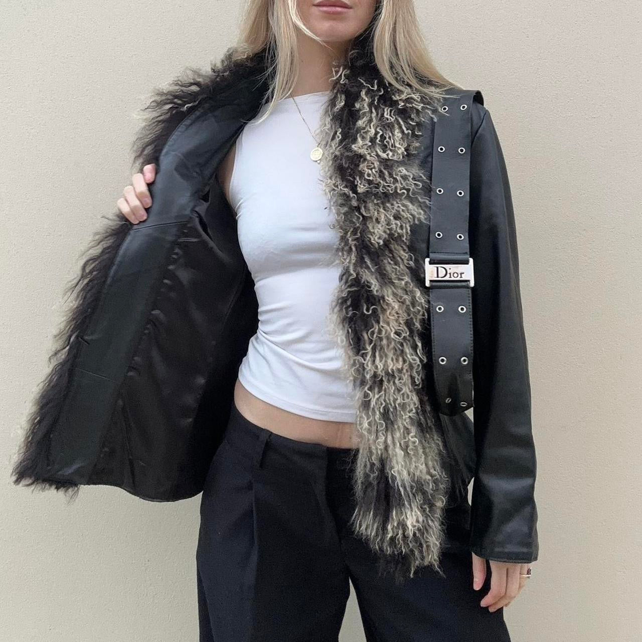 Vintage 00s afghan coat