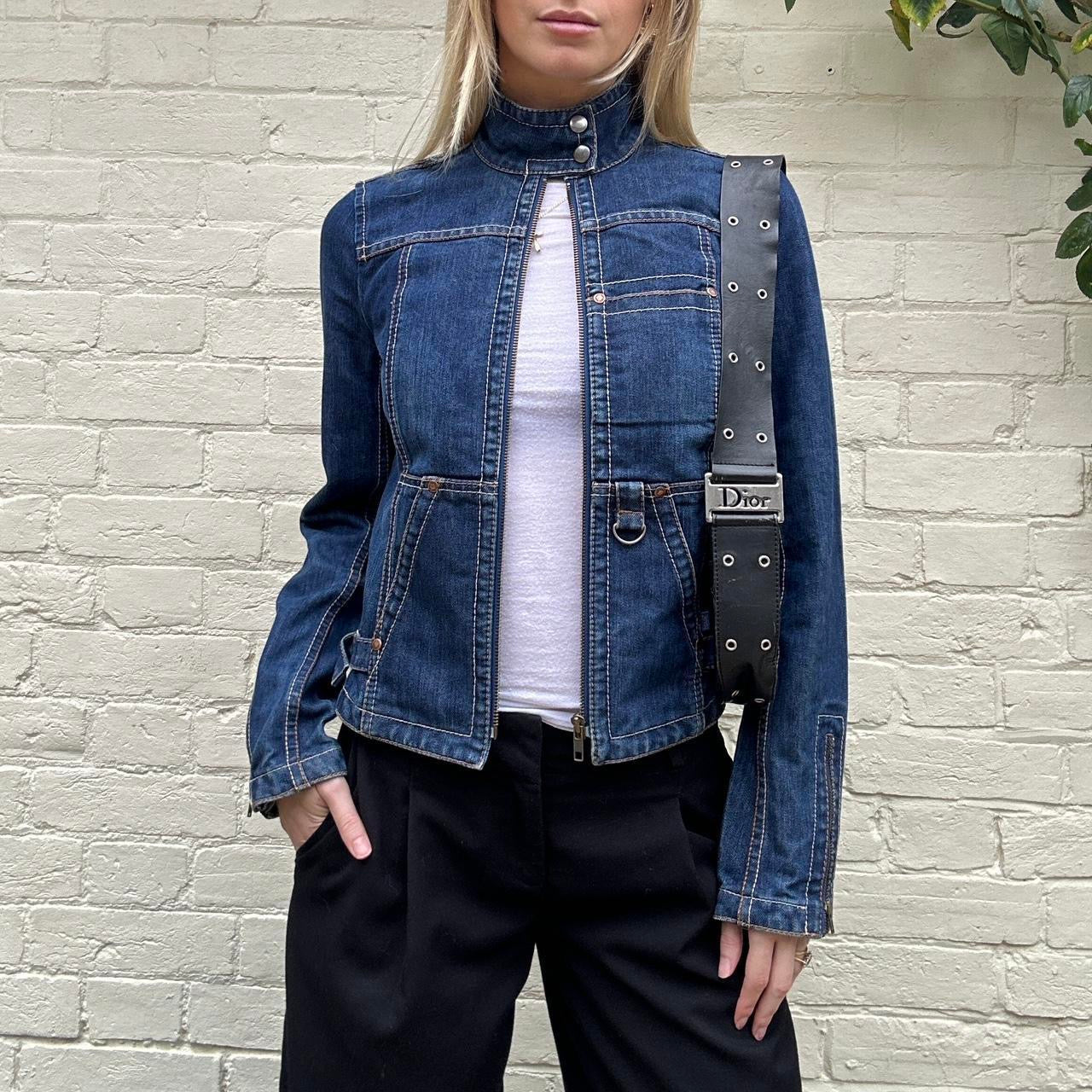 Vintage 00s FCUK denim jacket