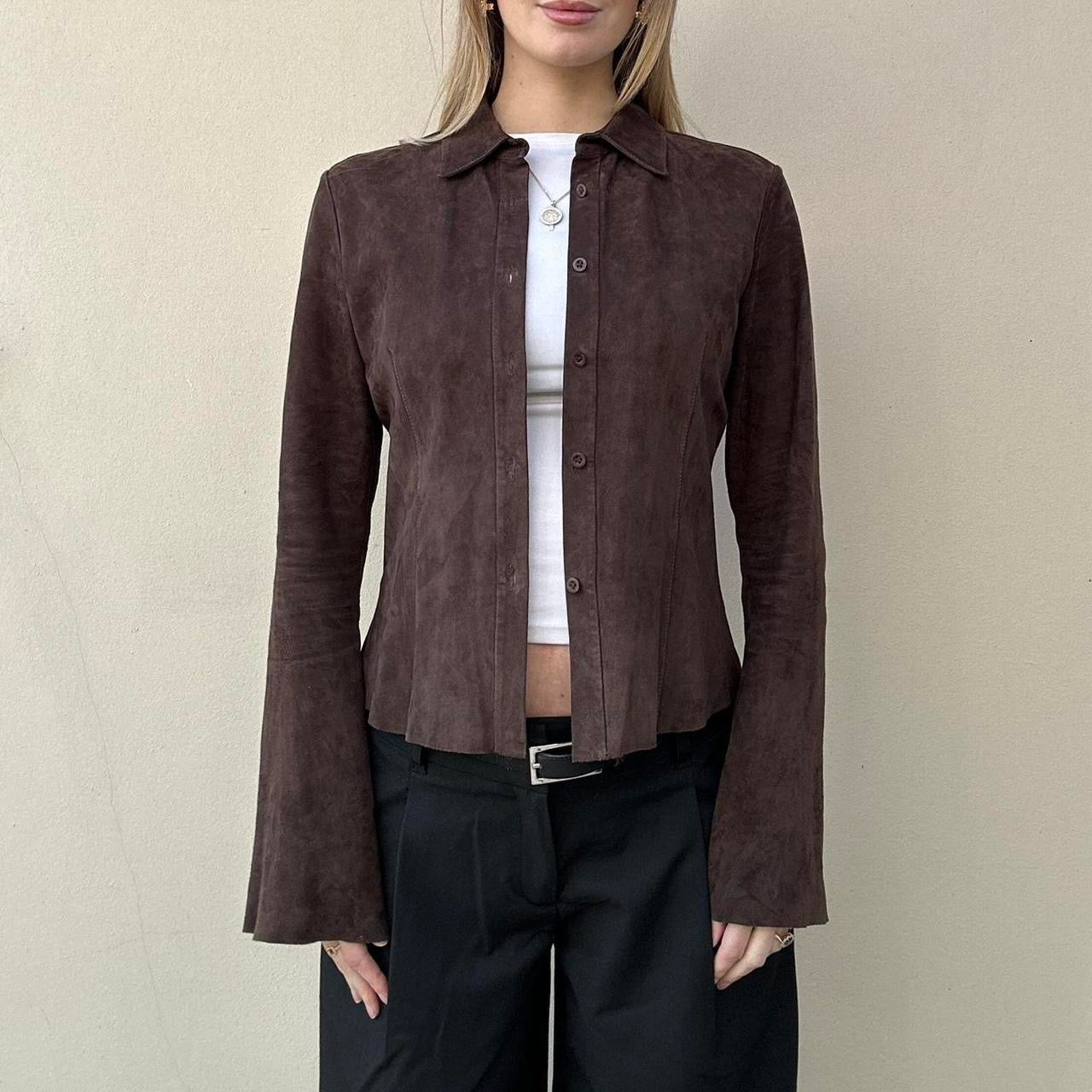 Vintage 00s suede shirt