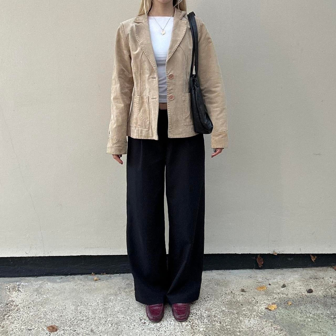 Vintage 00s suede blazer