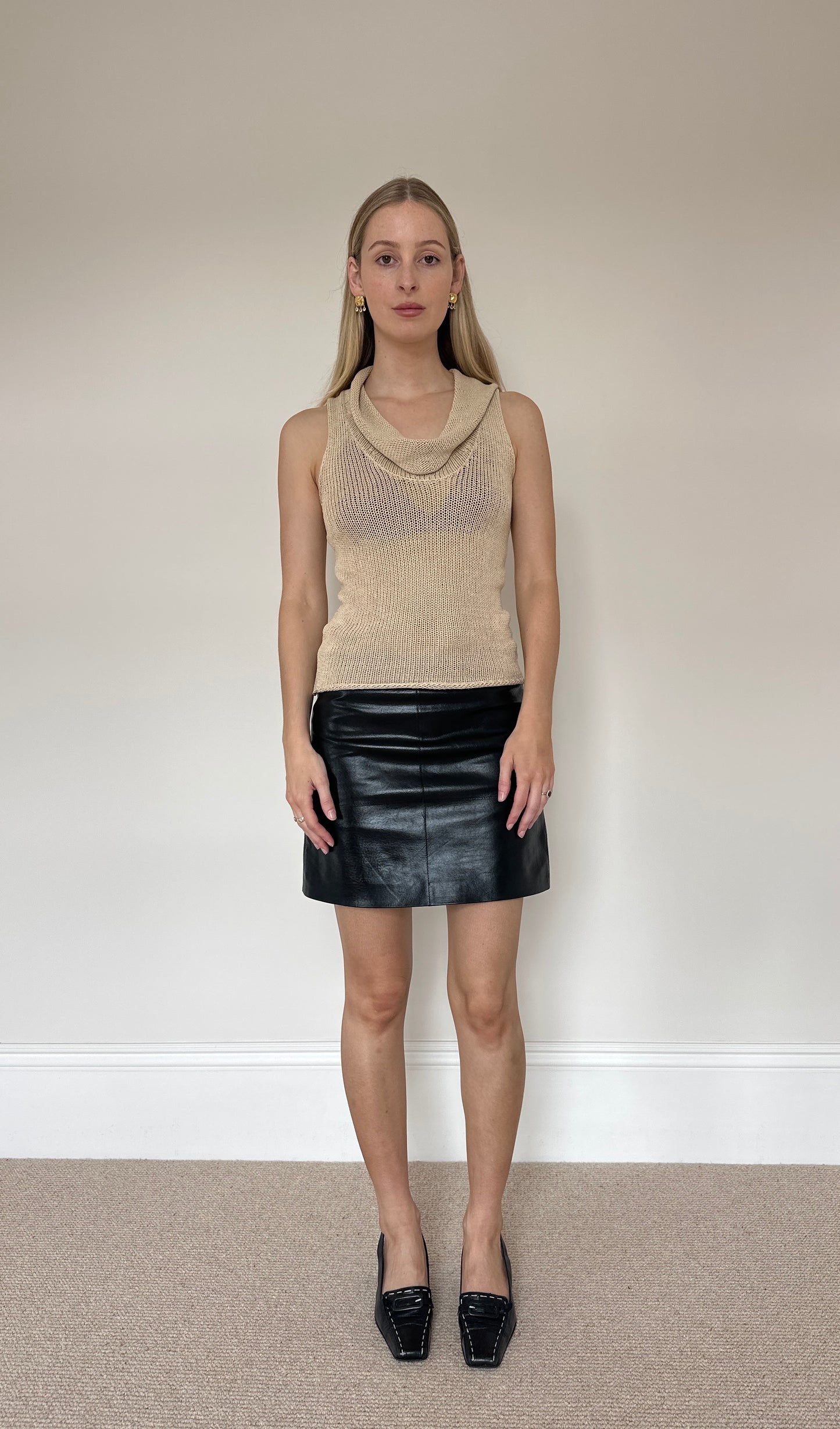 Vintage Knit Sleeveless Top