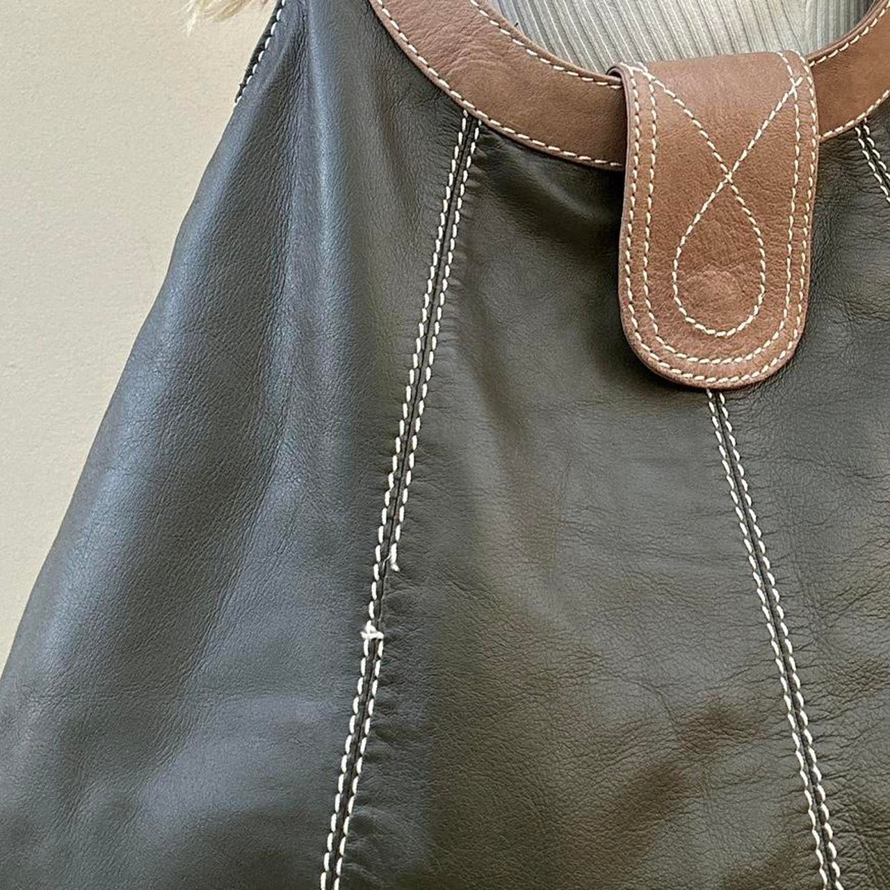 Vintage faux leather handbag