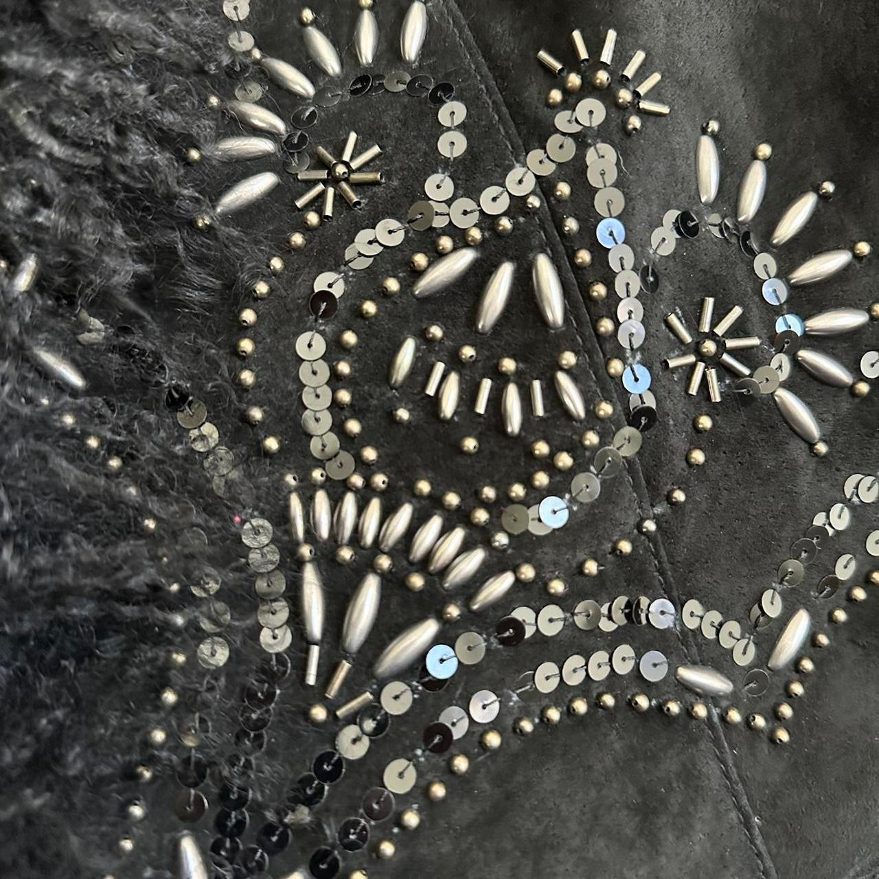 Vintage Mongolian afghan jacket