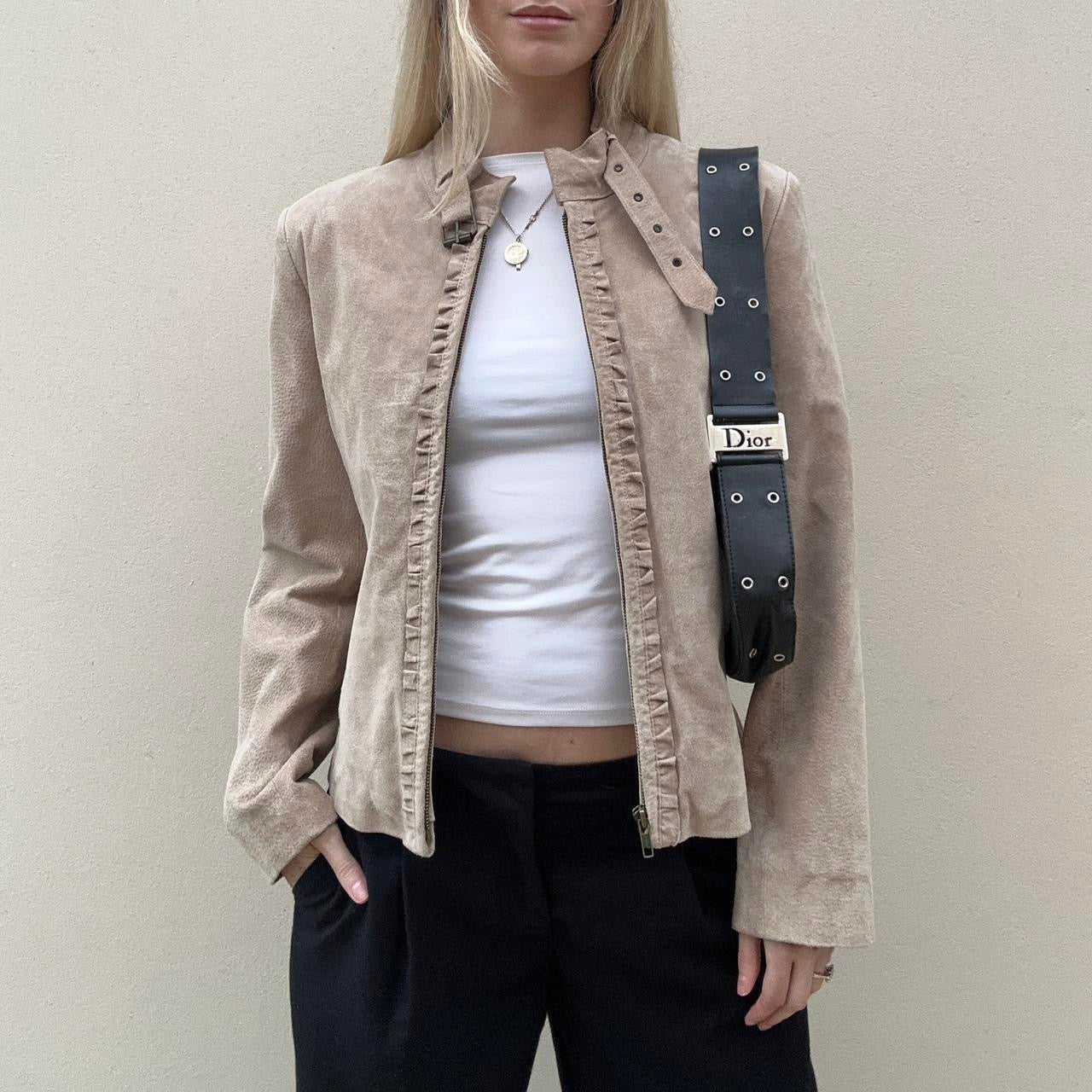 Vintage 00s suede jacket