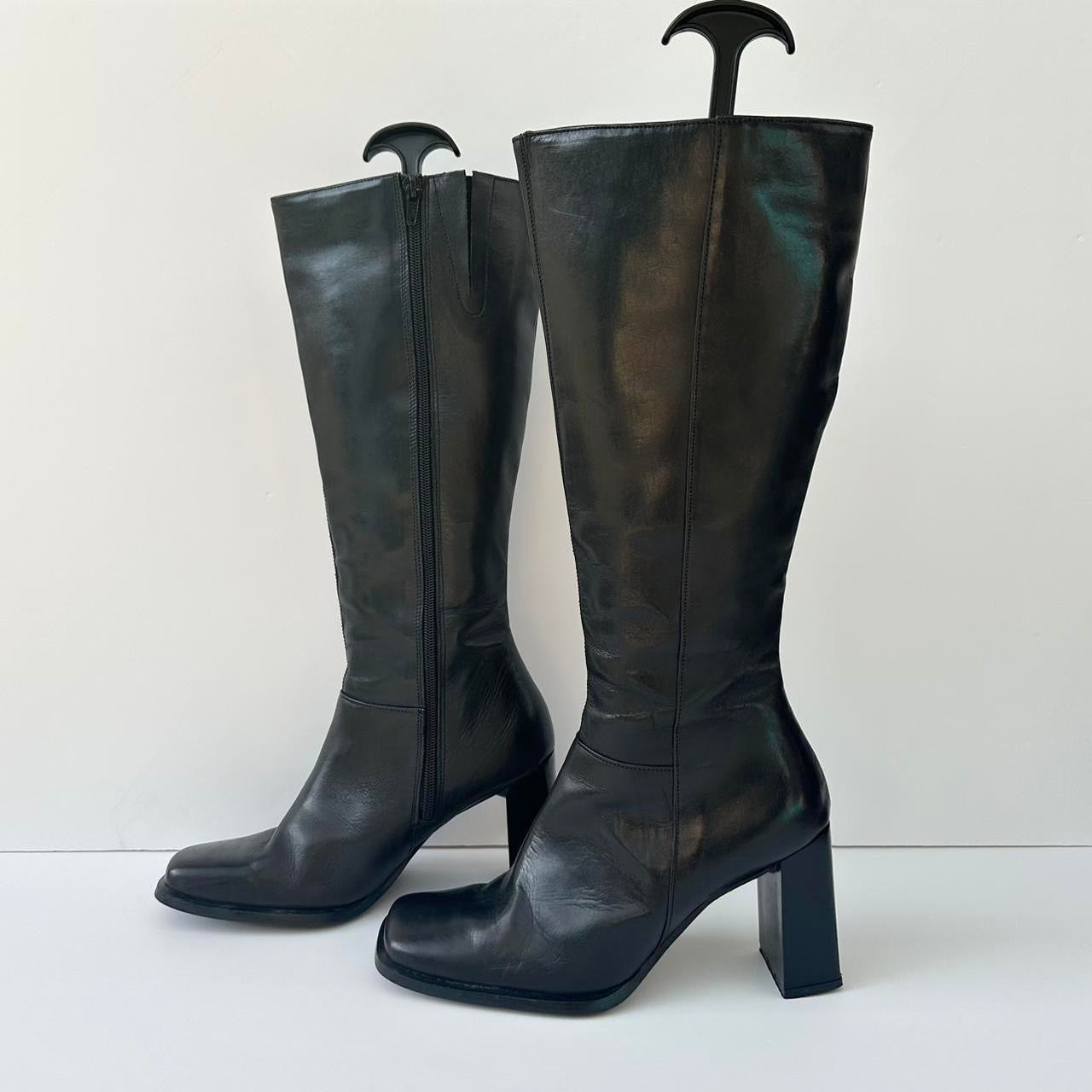 Vintage leather boots