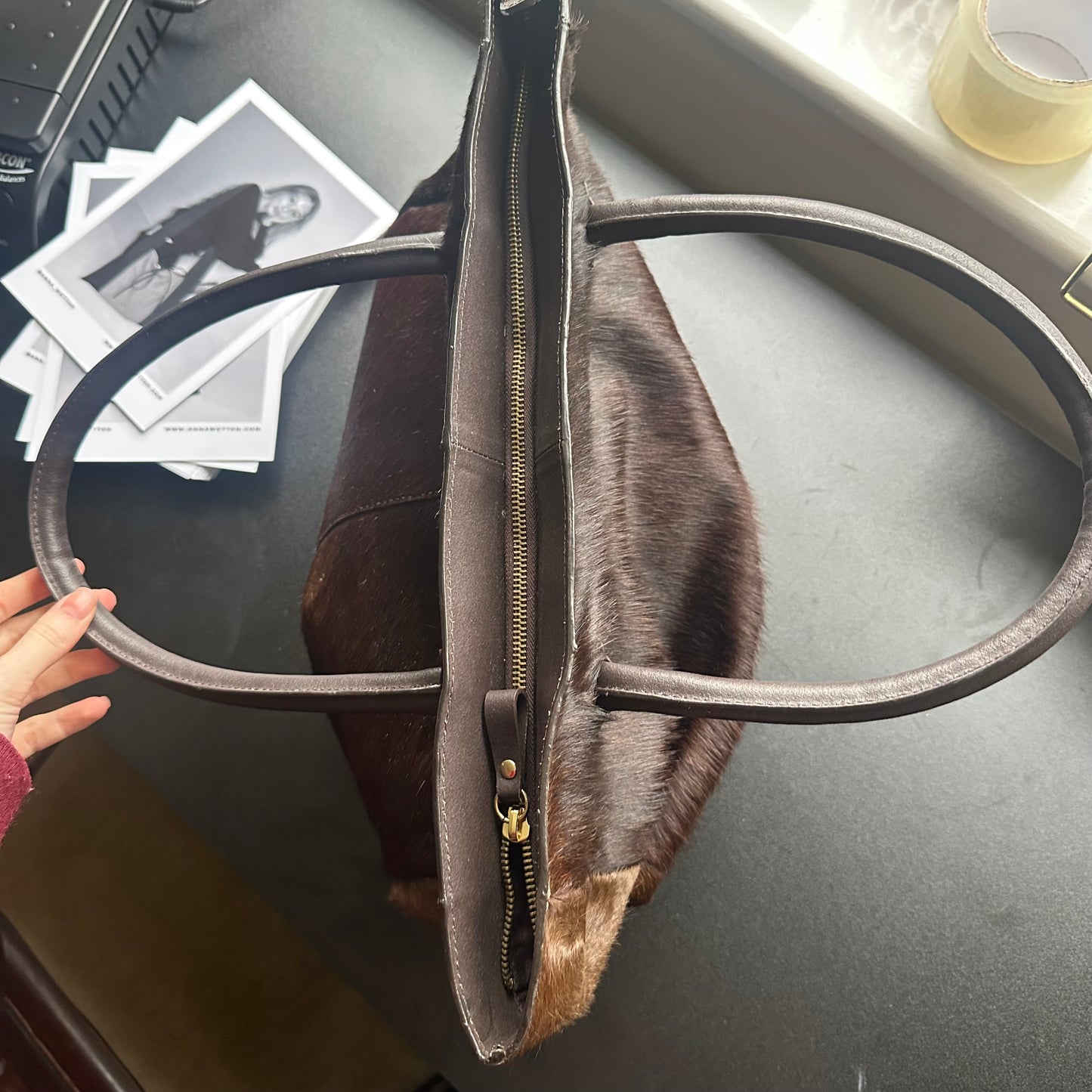 Vintage 00s pony skin bag