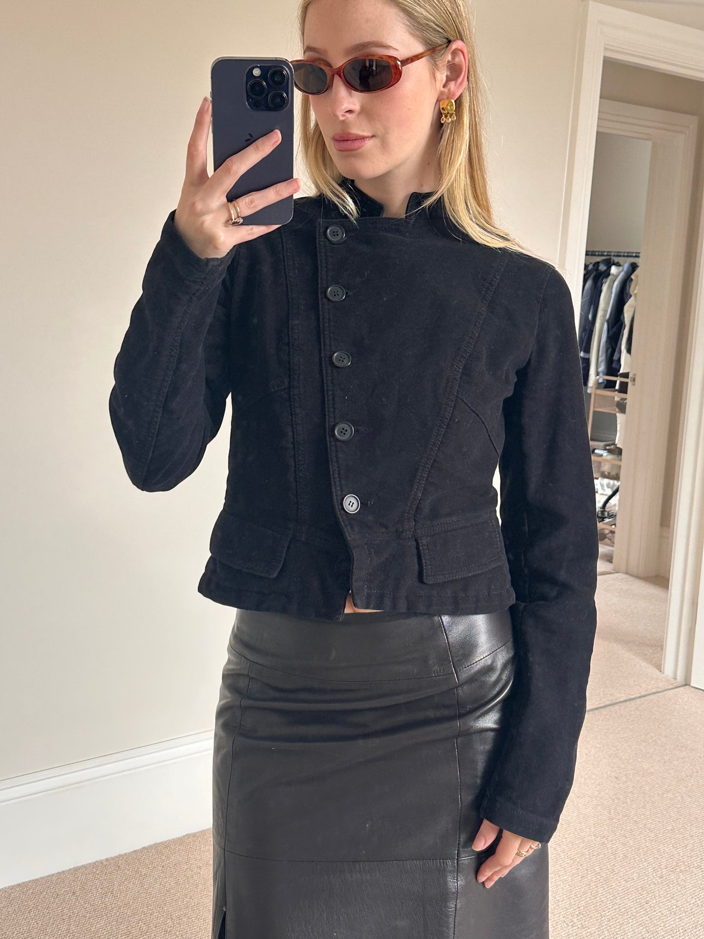 Vintage FCUK asymmetrical Jacket