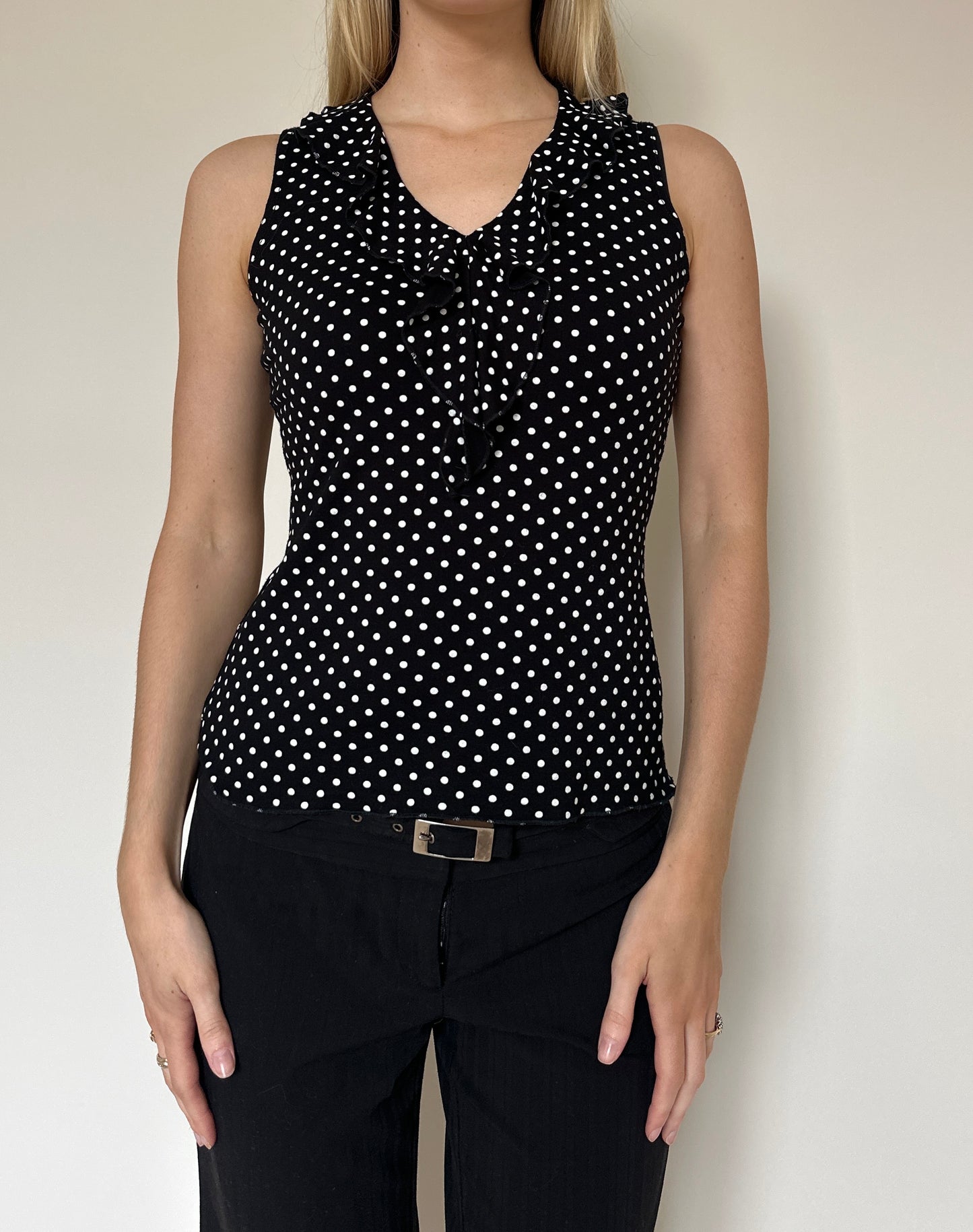 Vintage 00s Polka Dot Top