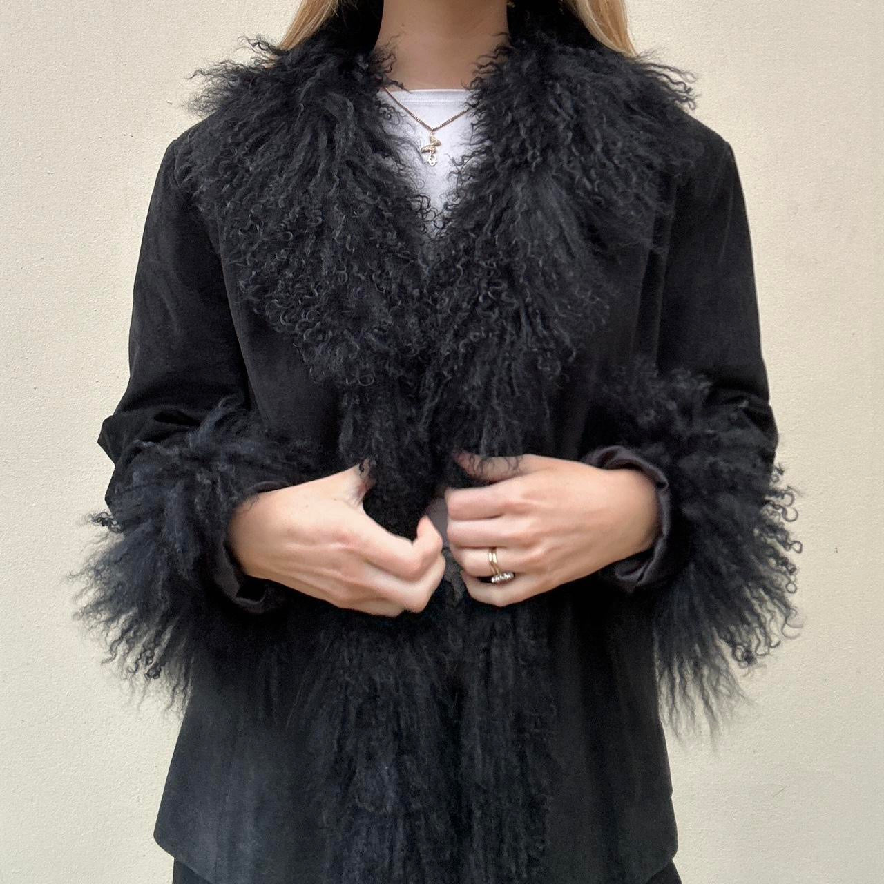 Vintage Mongolian afghan coat