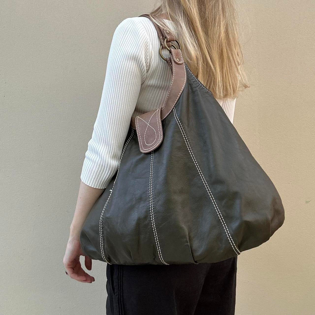 Vintage faux leather handbag