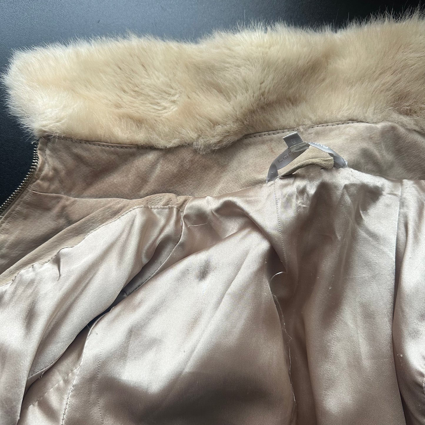 Vintage 00s faux fur coat