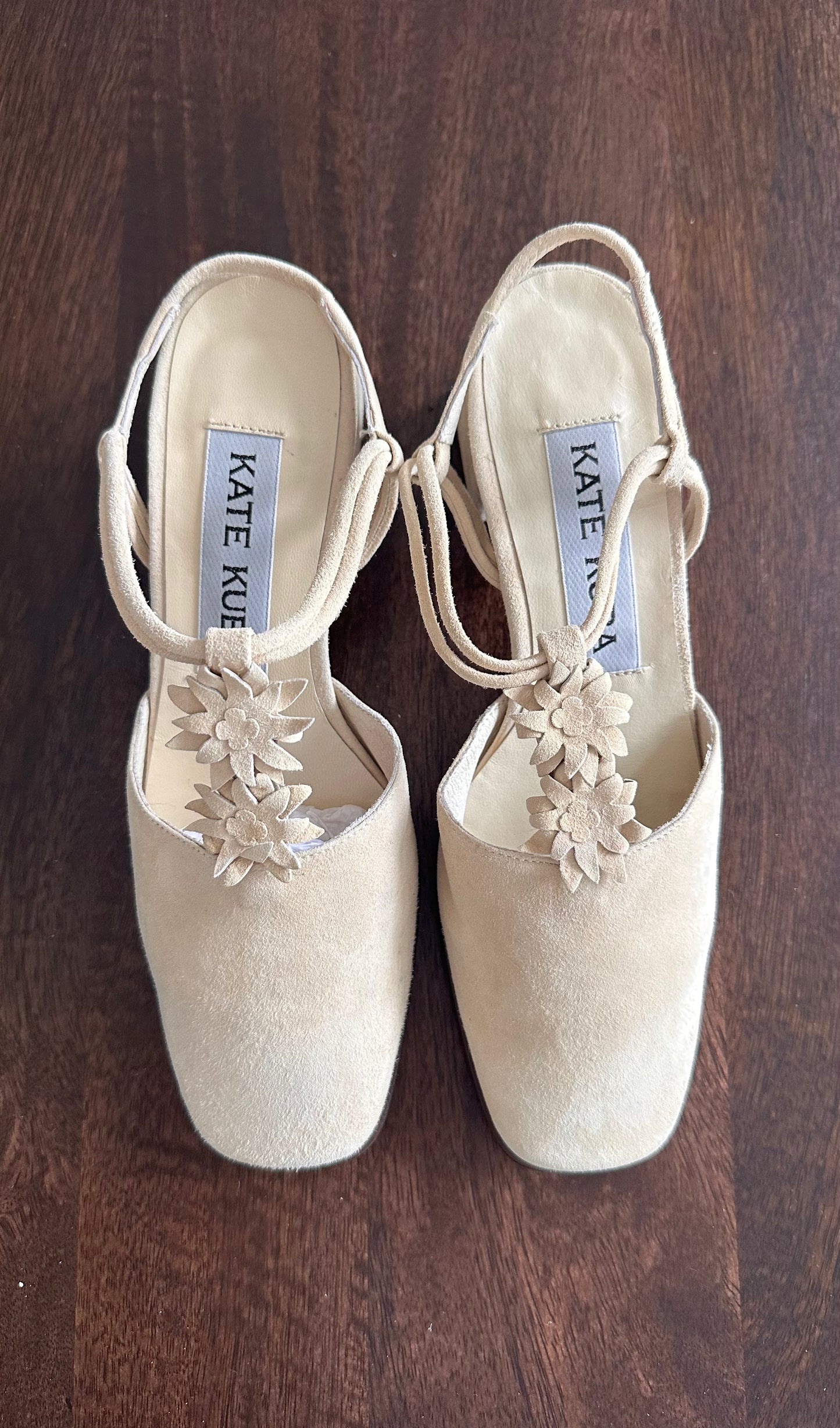Vintage suede heels