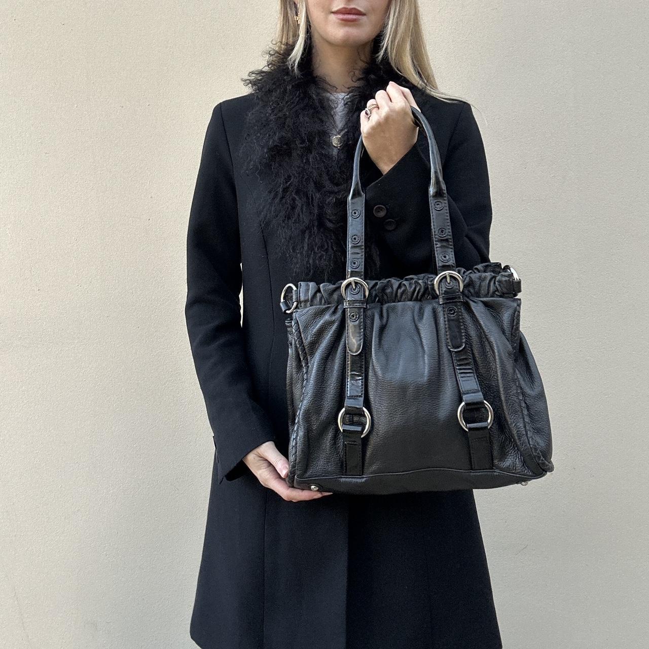 Vintage 90s leather handbag