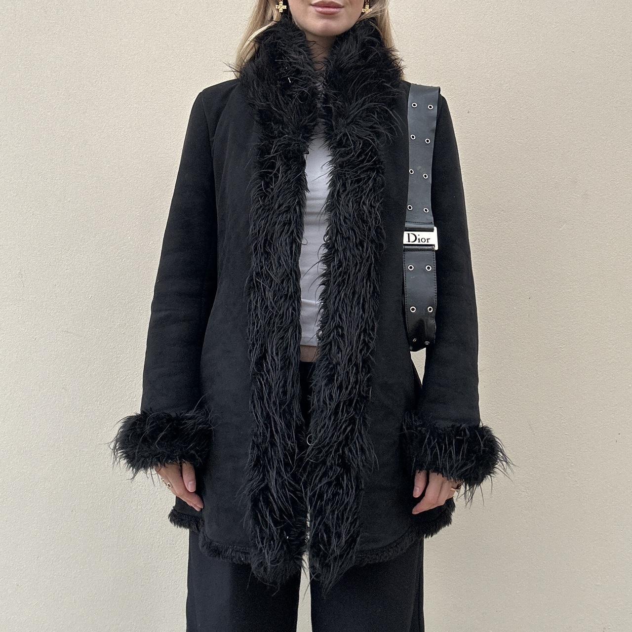 Vintage 00s afghan coat