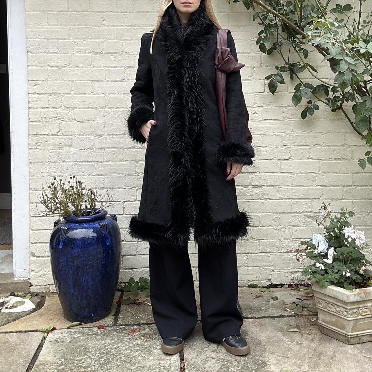 Vintage 00s afghan coat