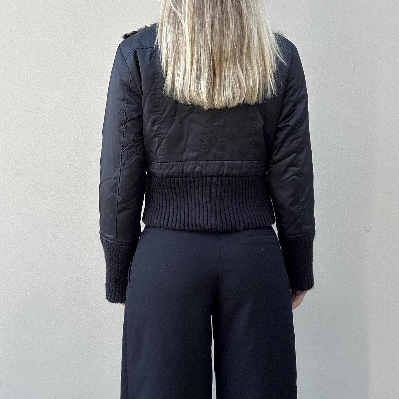Vintage 00s fur puffer jacket