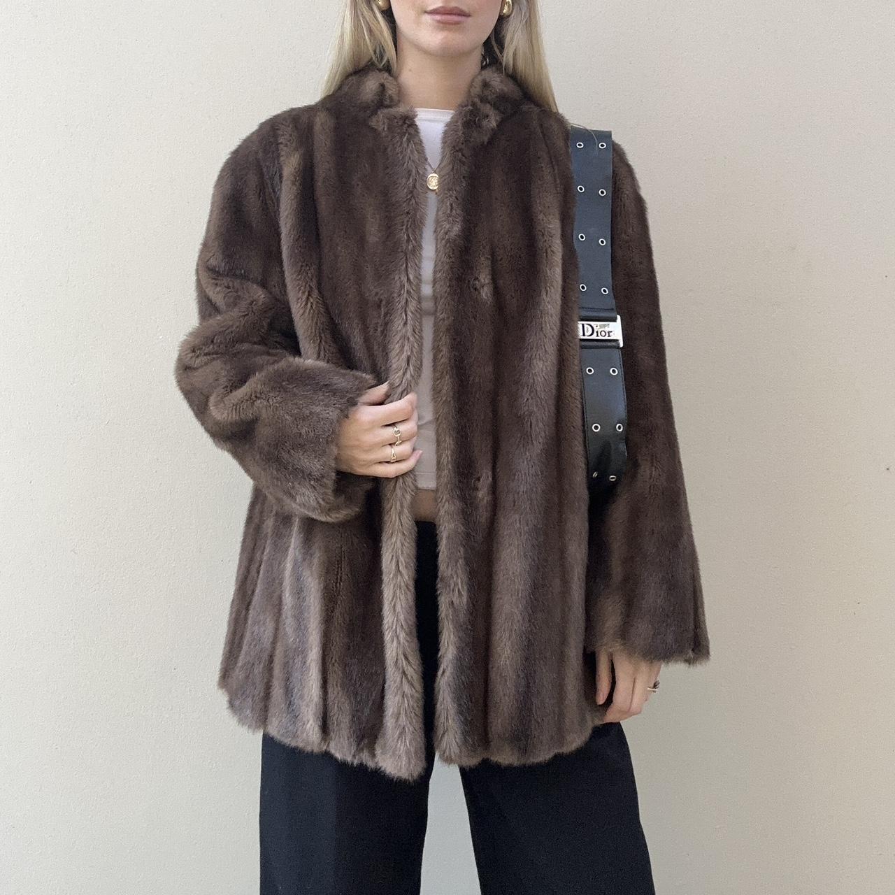 Vintage faux fur coat