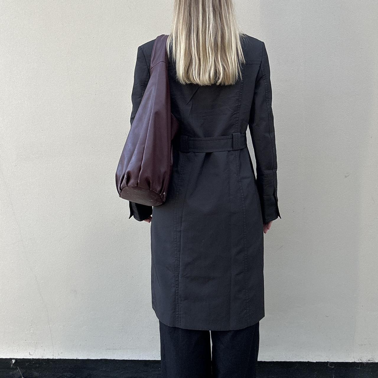 Vintage black trench coat