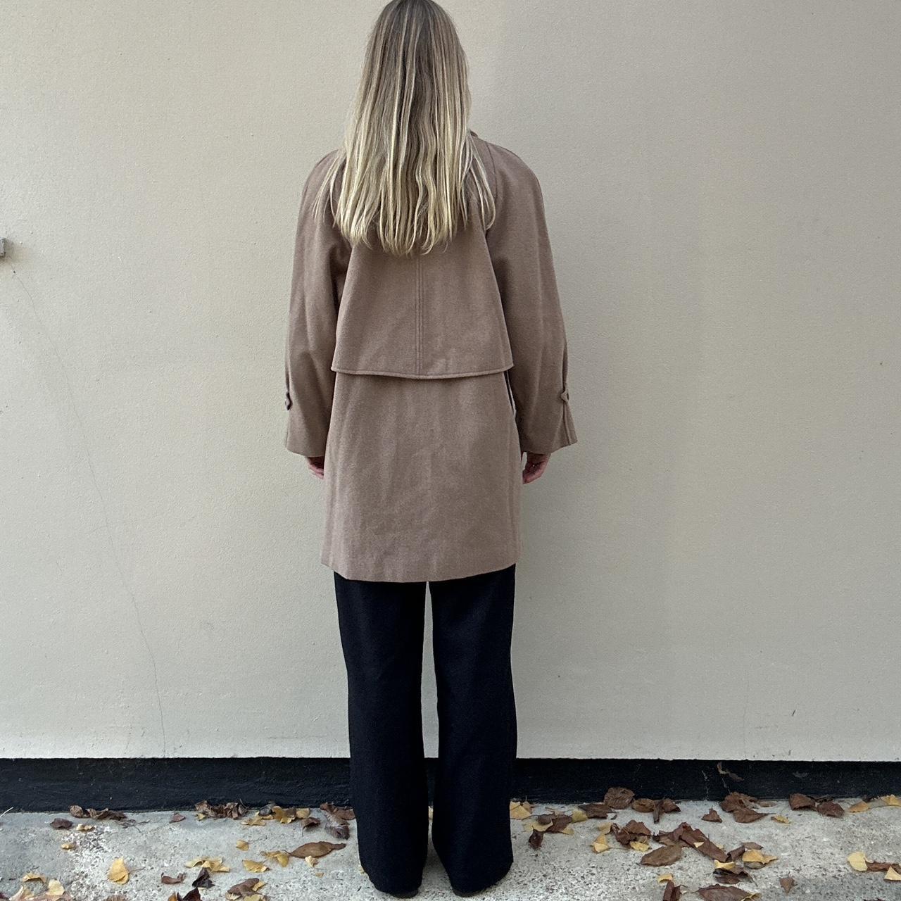 Vintage taupe wool coat