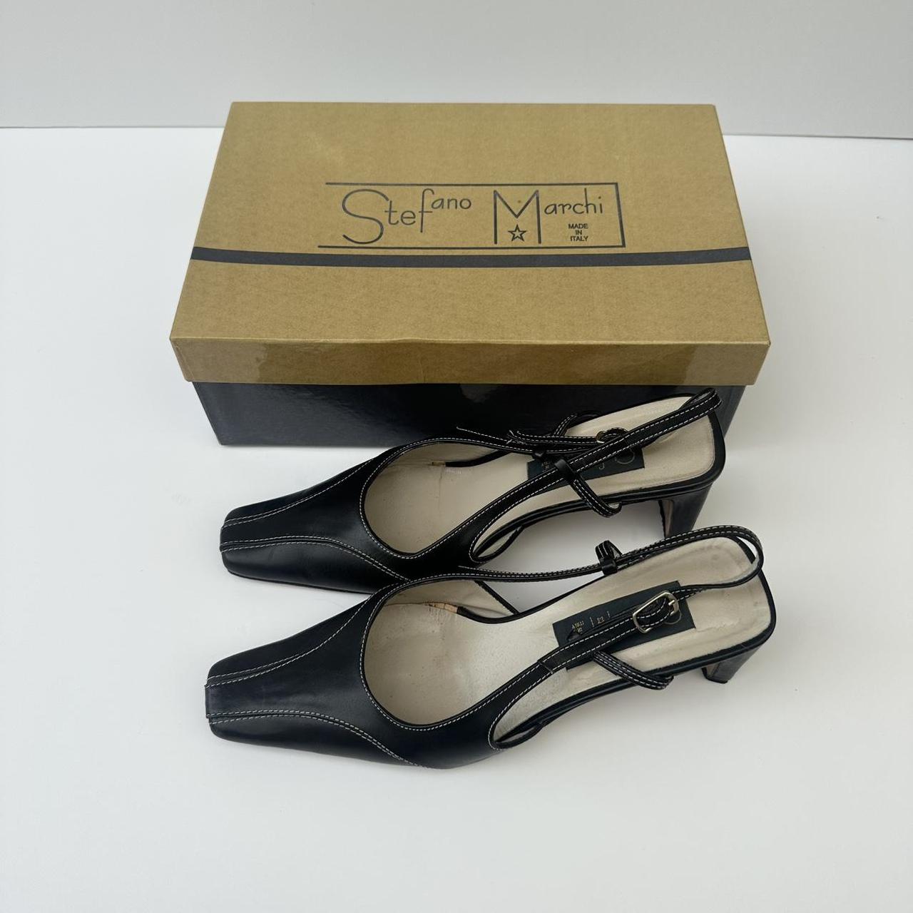 Stefano Marchi sling back heels