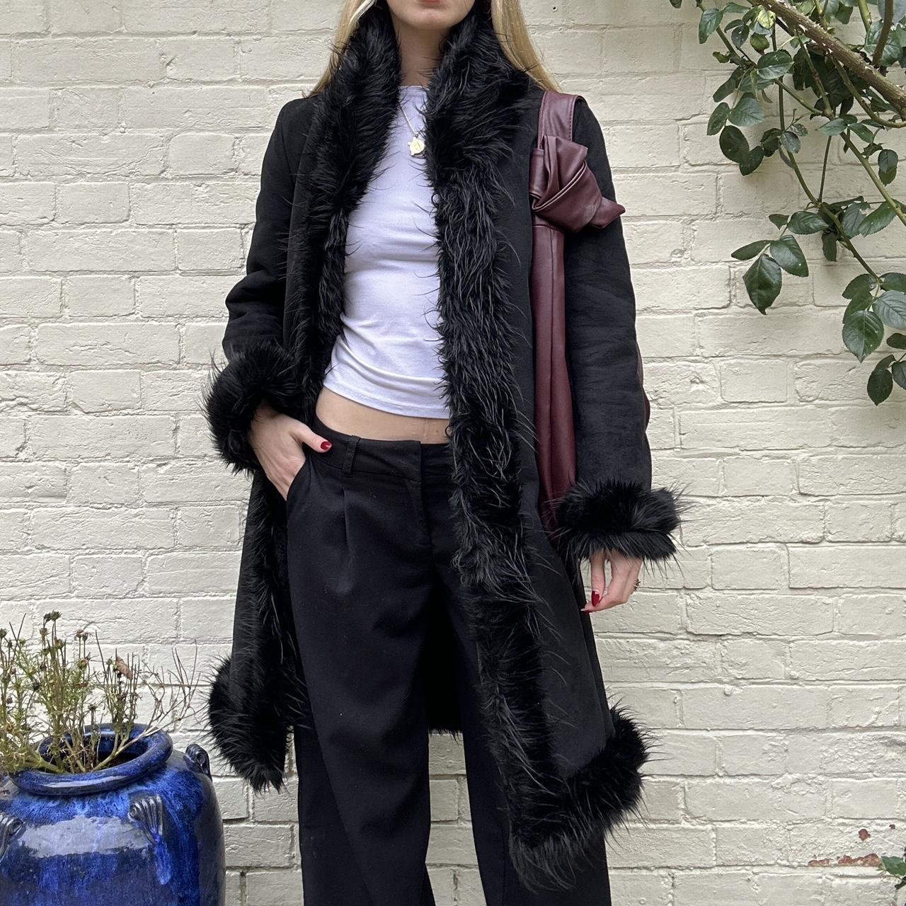 Vintage 00s afghan coat