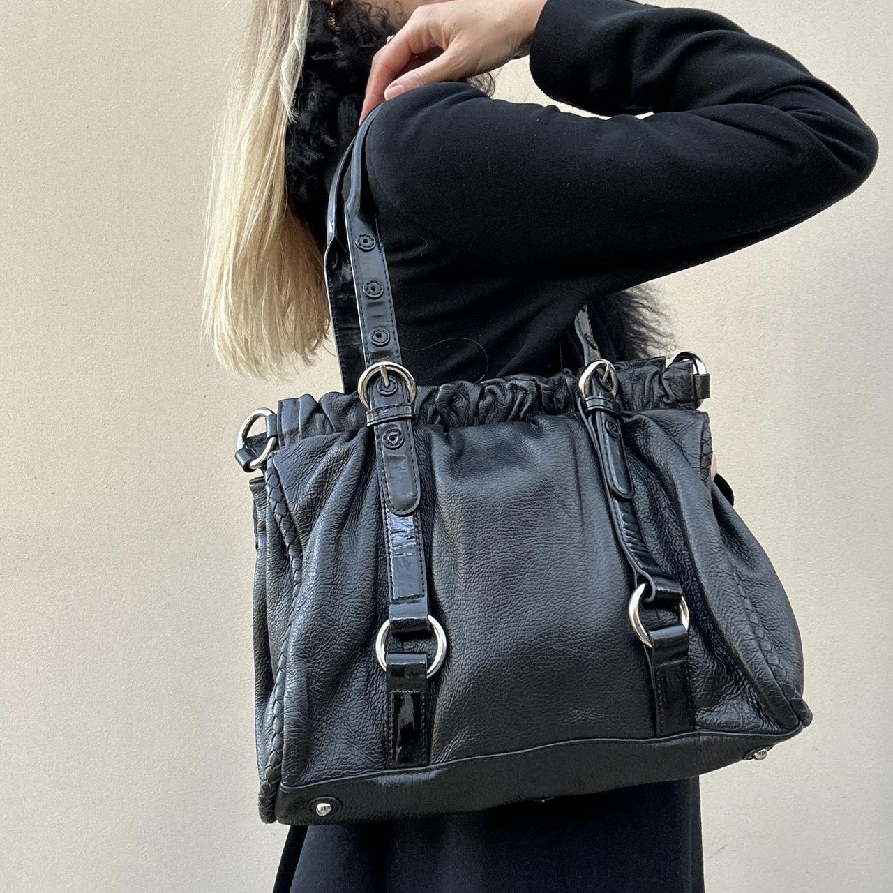 Vintage 90s leather handbag