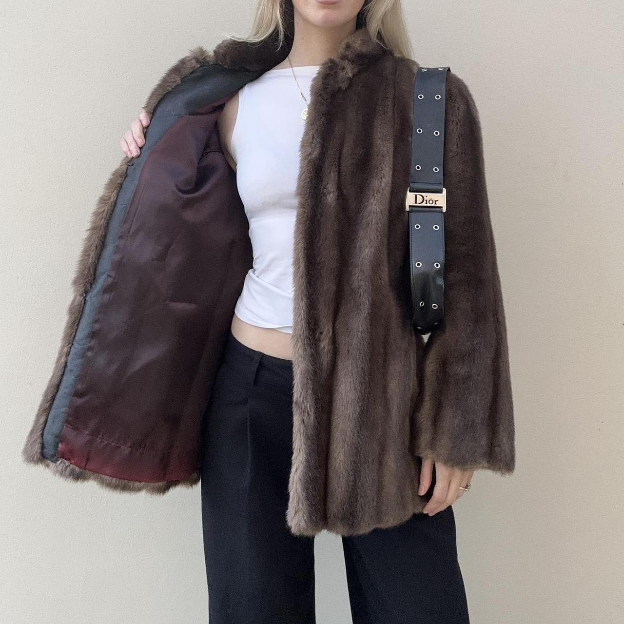 Vintage faux fur coat