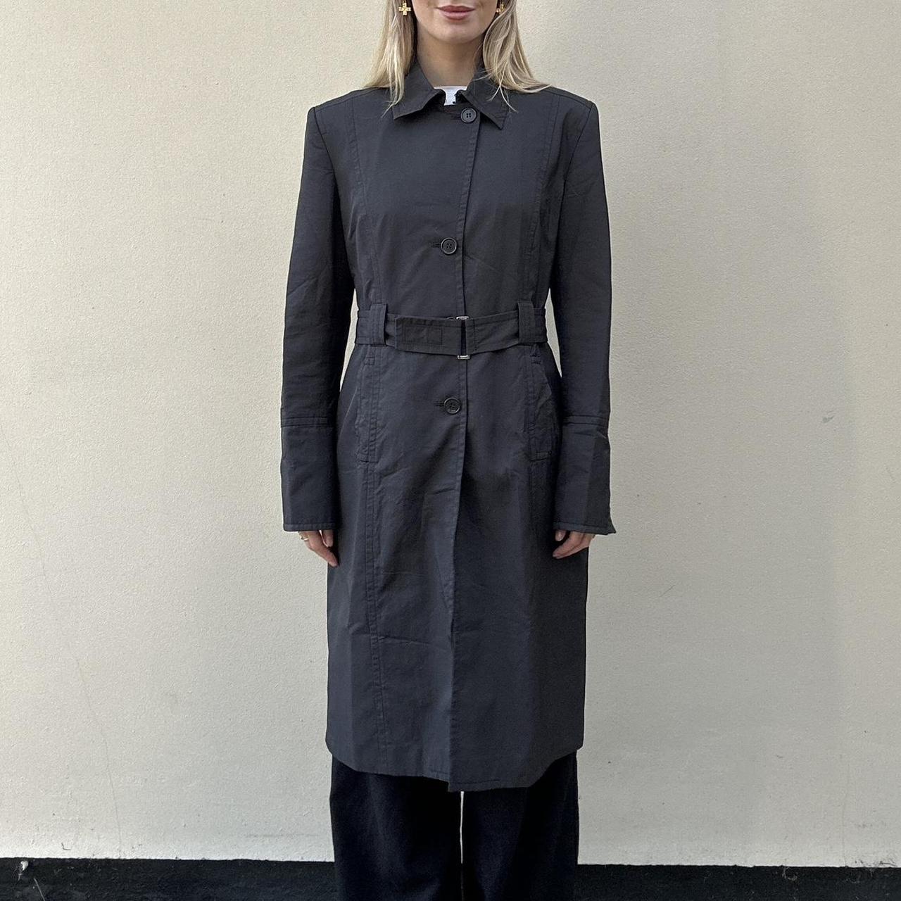 Vintage black trench coat