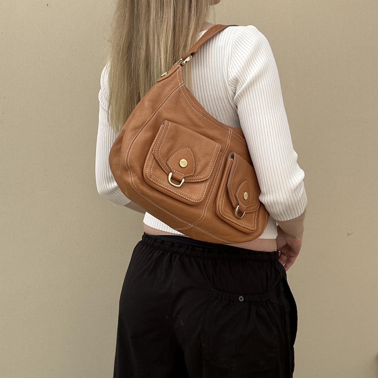 Vintage Ted Baker tan leather bag