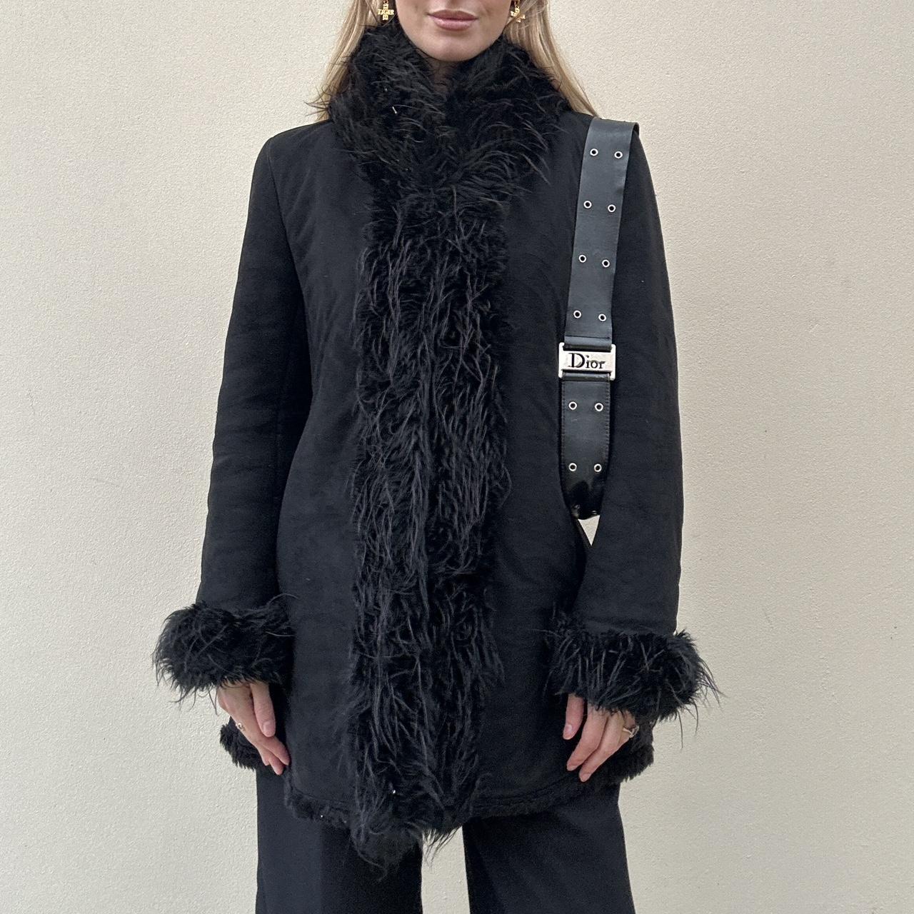 Vintage 00s afghan coat