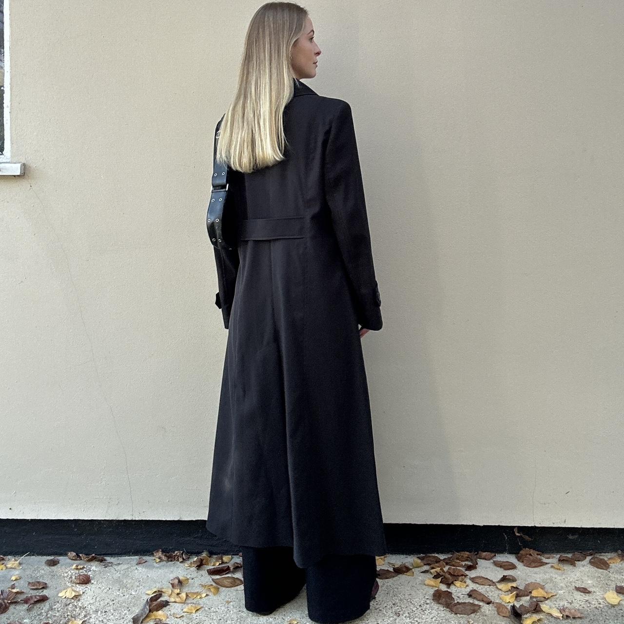 Vintage long black coat