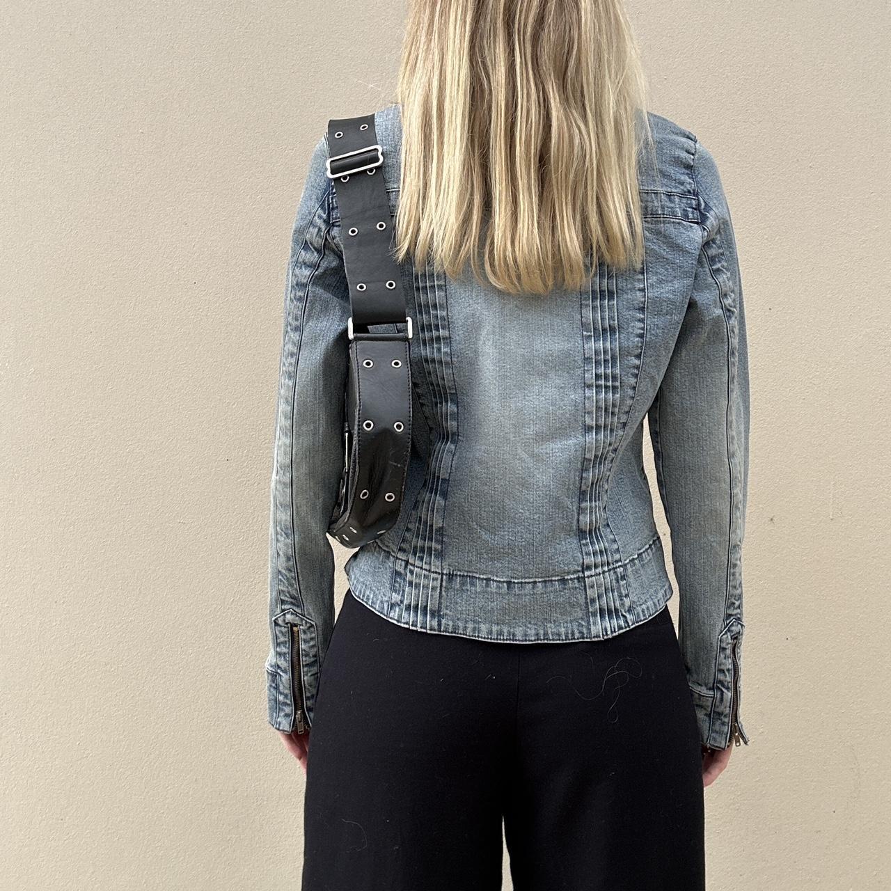 Vintage 00s denim zip jacket