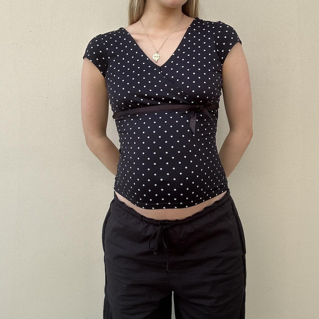 Vintage 00s polka dot top