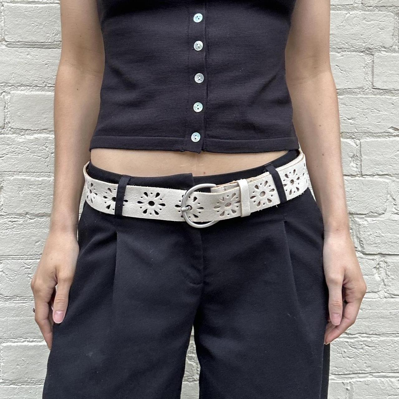 Vintage suede belt