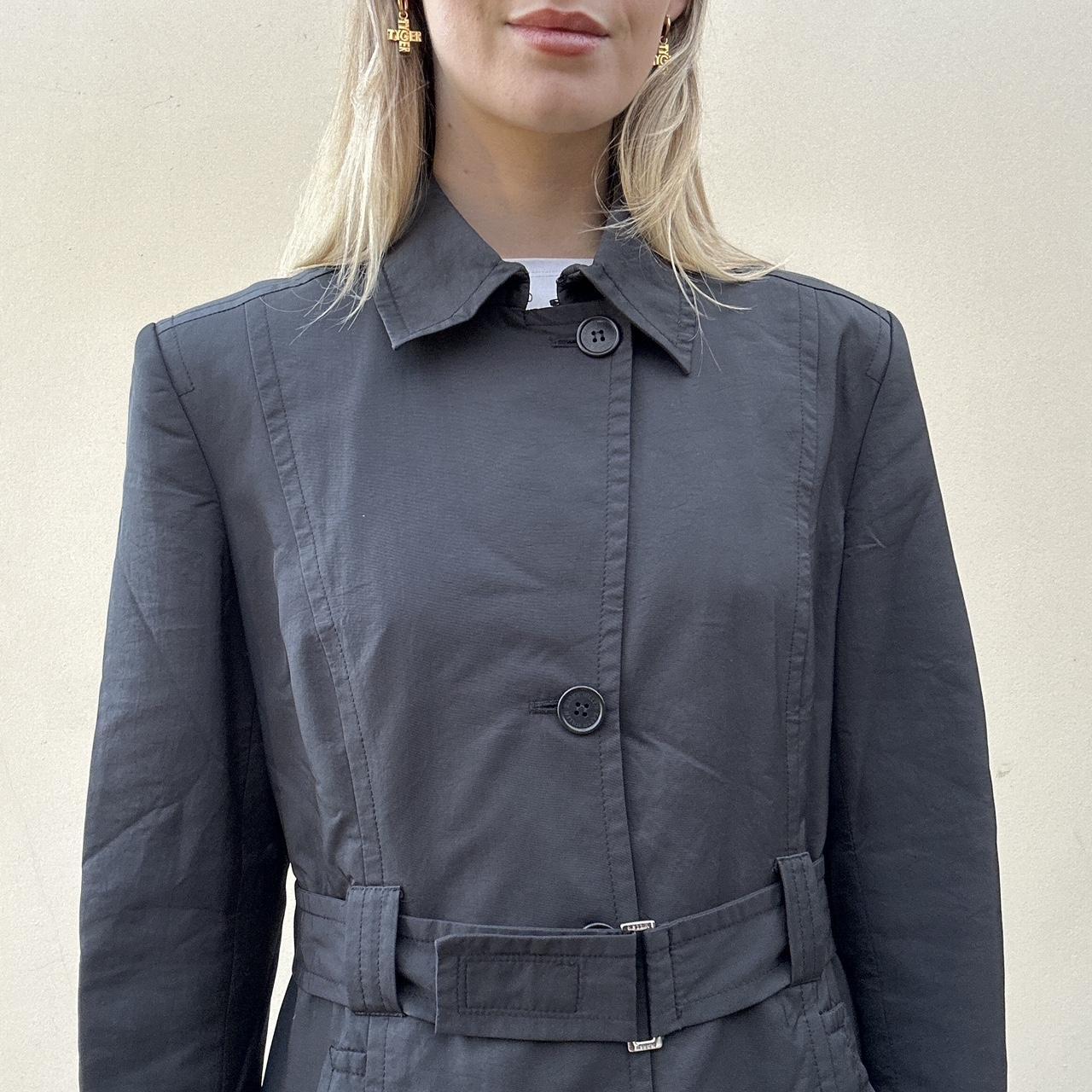 Vintage black trench coat