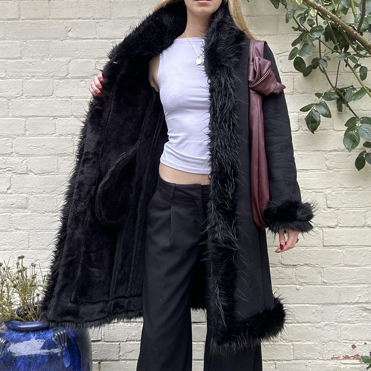 Vintage 00s afghan coat