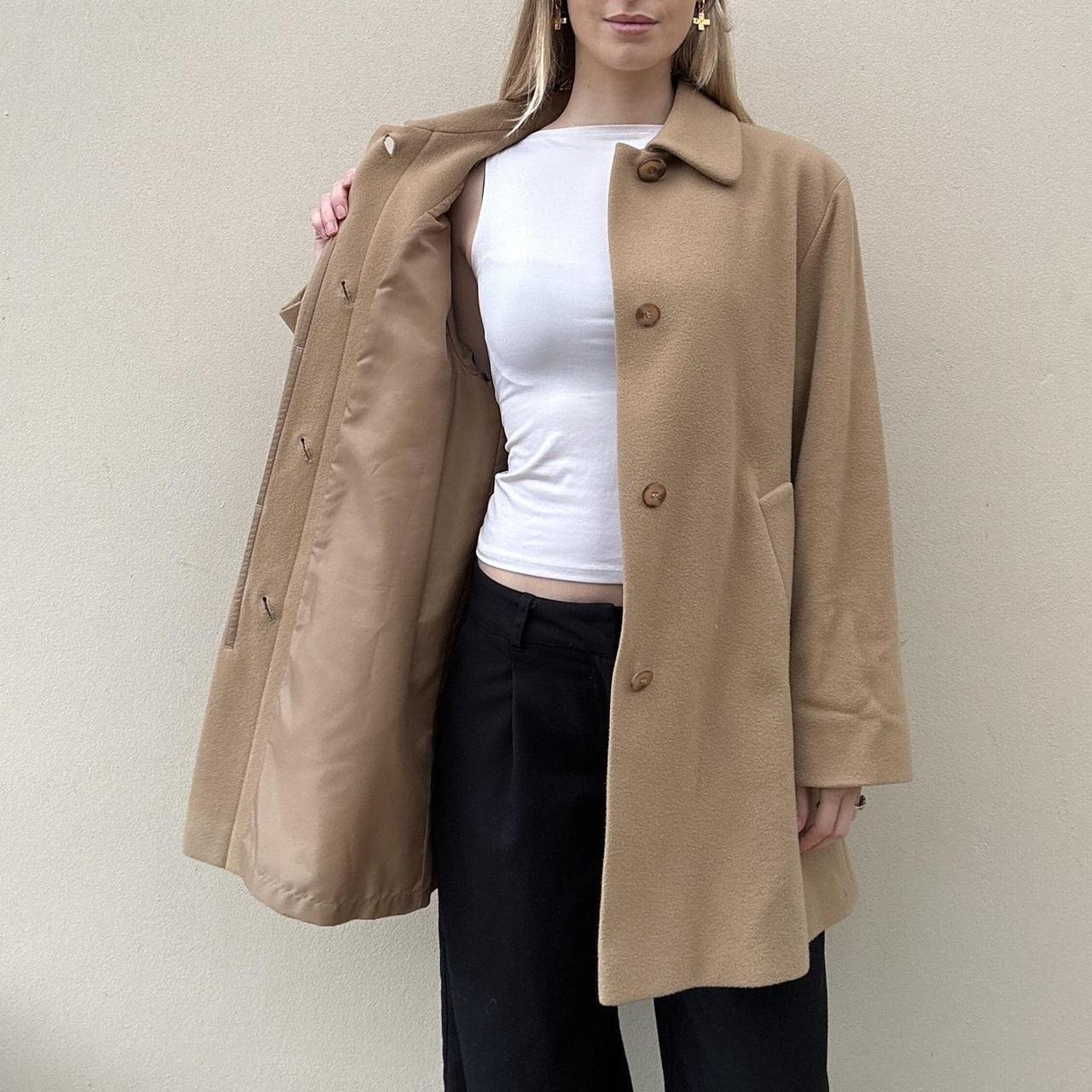 Vintage 00s camel coat