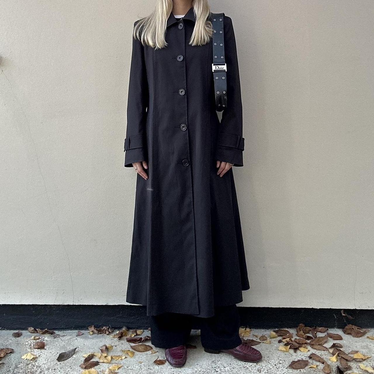 Vintage long black coat