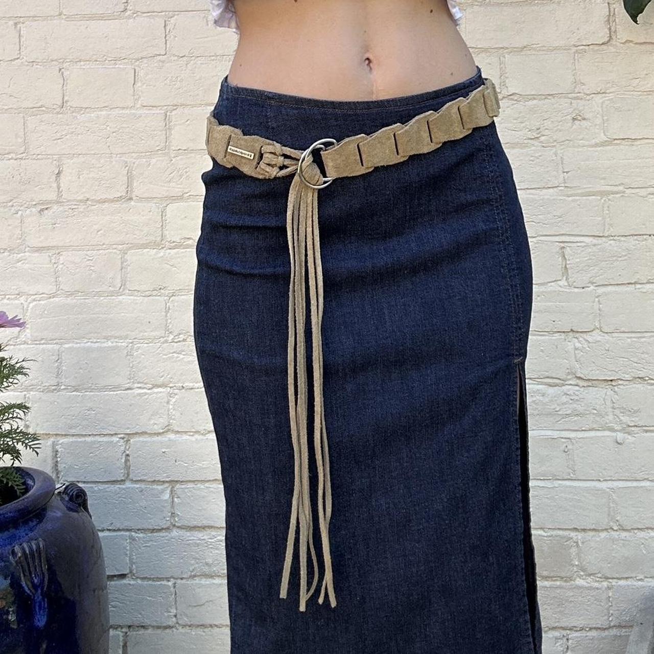 Vintage 00s Lambretta suede belt