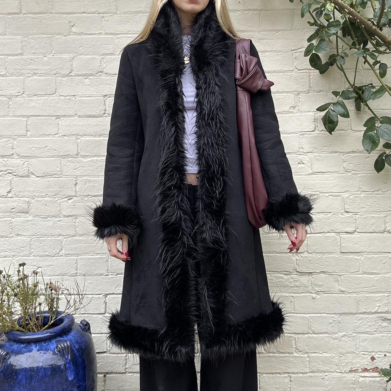 Vintage 00s afghan coat