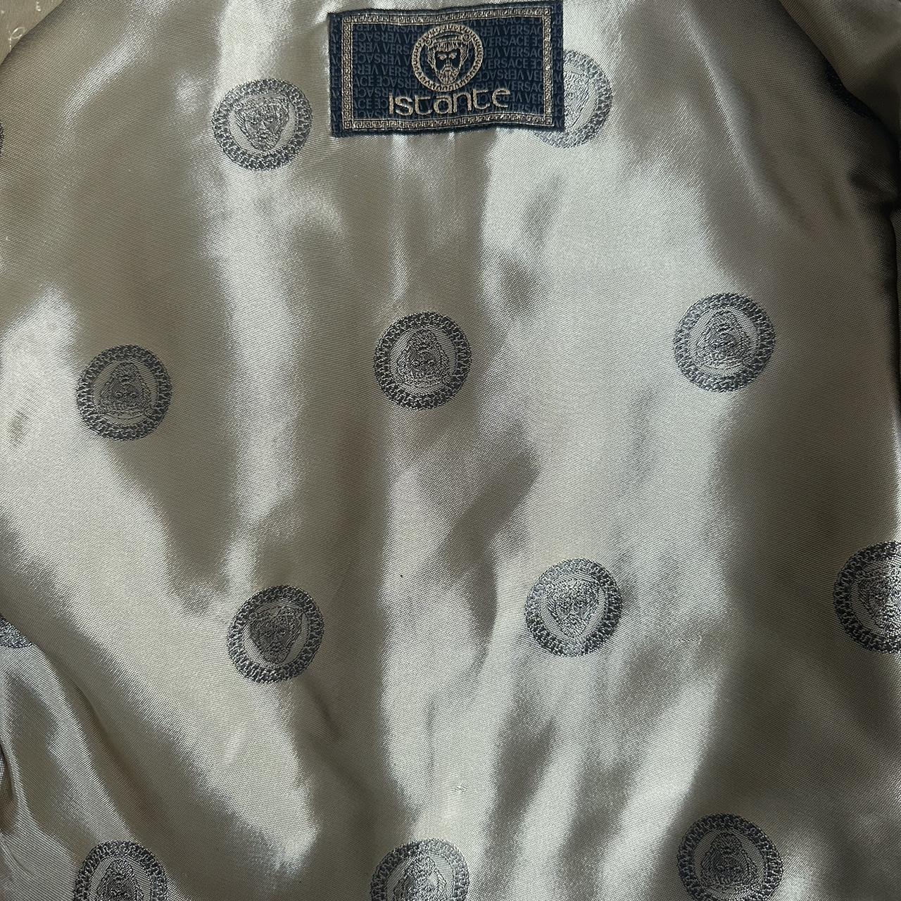 Vintage 00s cream leather jacket