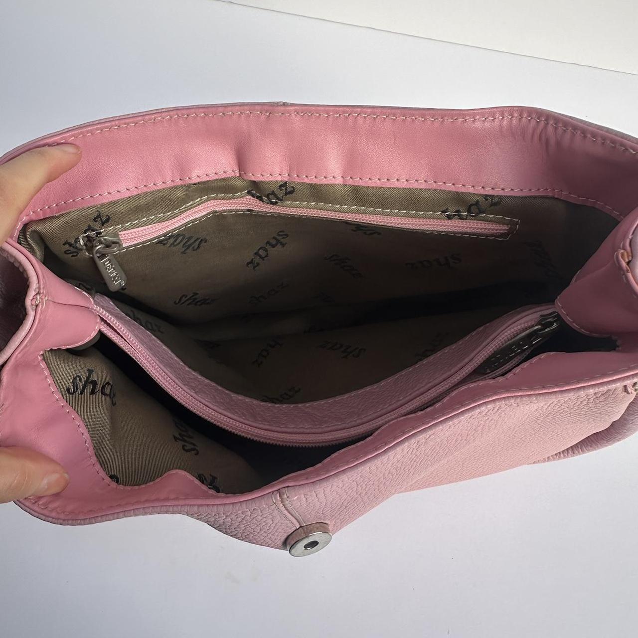 Vintage 00s pink leather bag