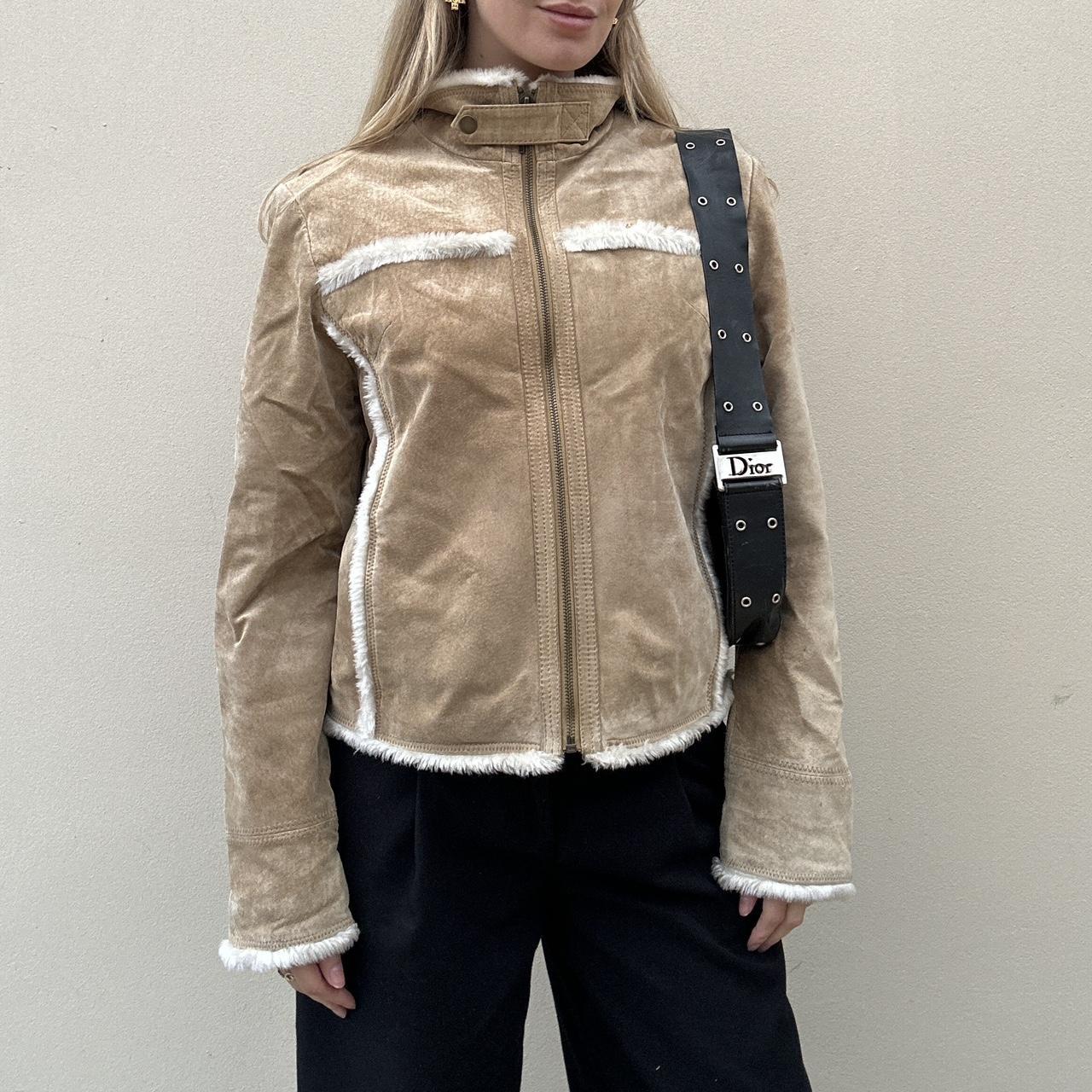 Vintage 00s suede & Sherpa jacket