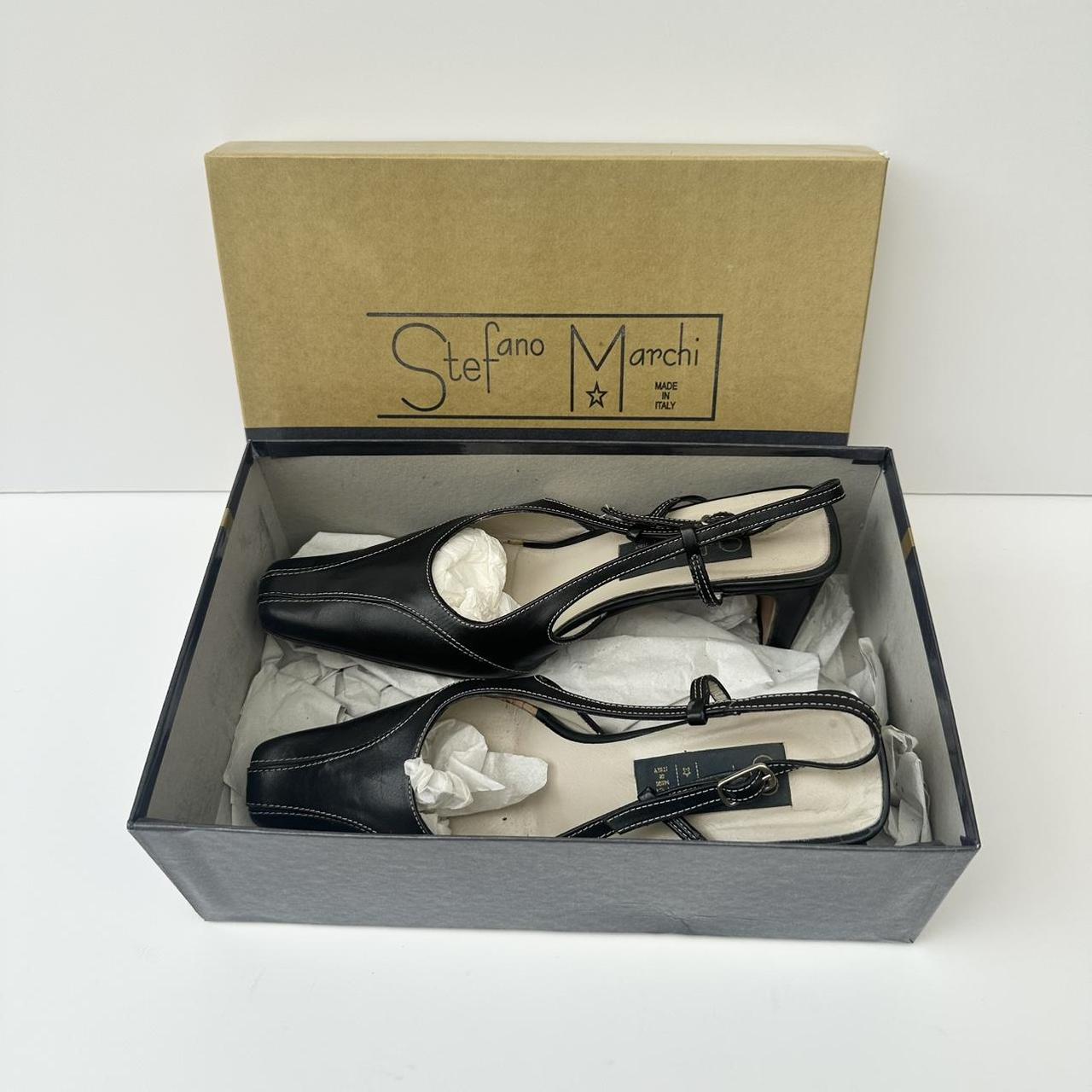 Stefano Marchi sling back heels
