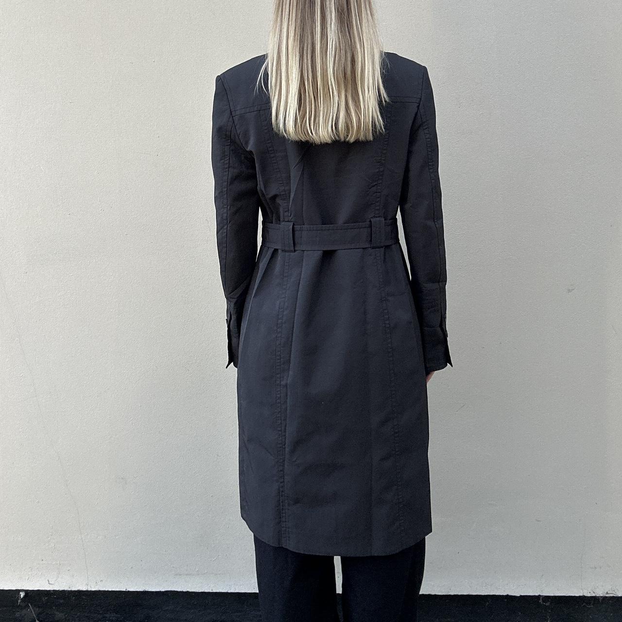 Vintage black trench coat