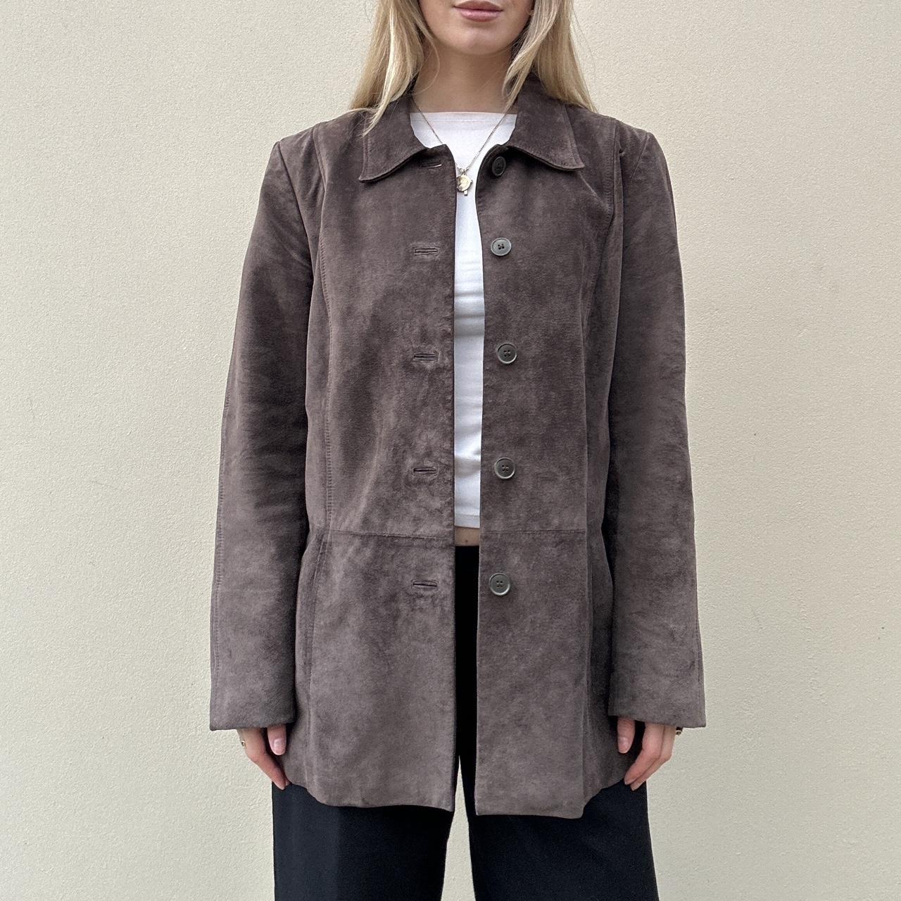 Vintage brown suede jacket