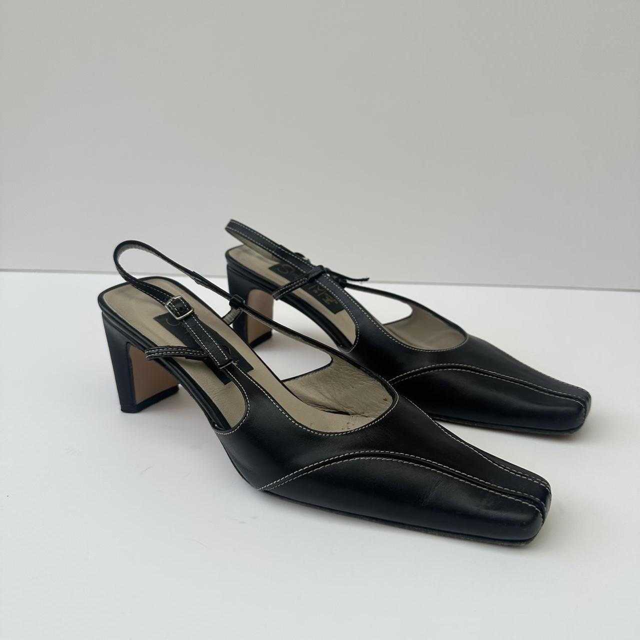 Stefano Marchi sling back heels